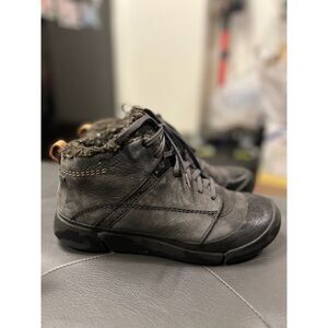 Clarks Tri Active Boot Gore-Tex Ankle Boots Black Leather W8.5